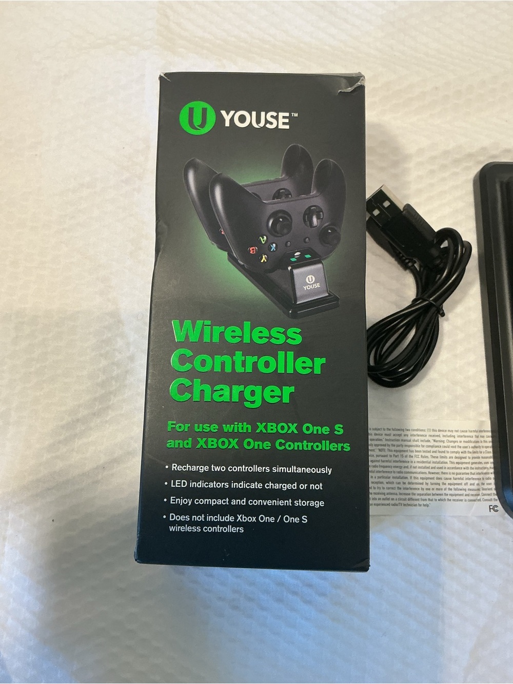 Wireless Controller Charger Dock - Black - Picture 3 of 4